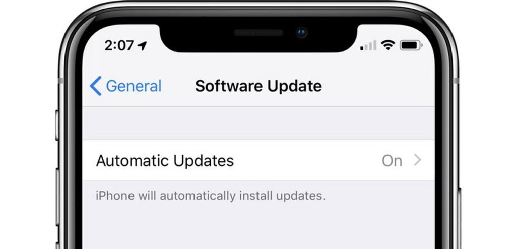 Update iPhone software