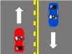 ठोस रेखा के समीप वाले वाहन - diagram