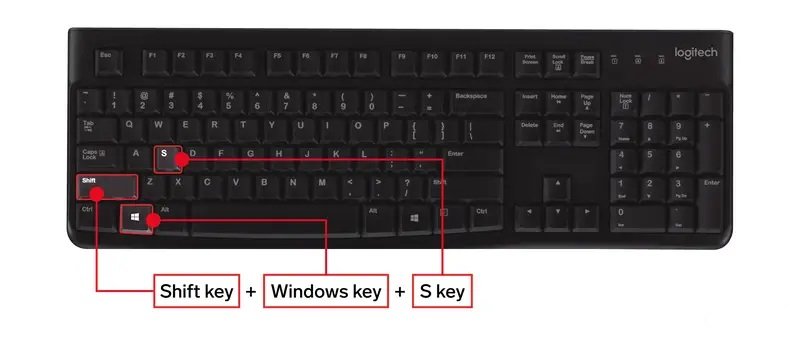 screenshot shortcut keys on keyword
