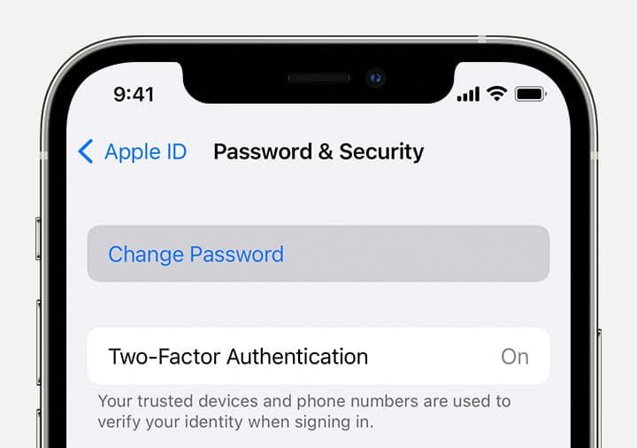 Reset your Apple ID password